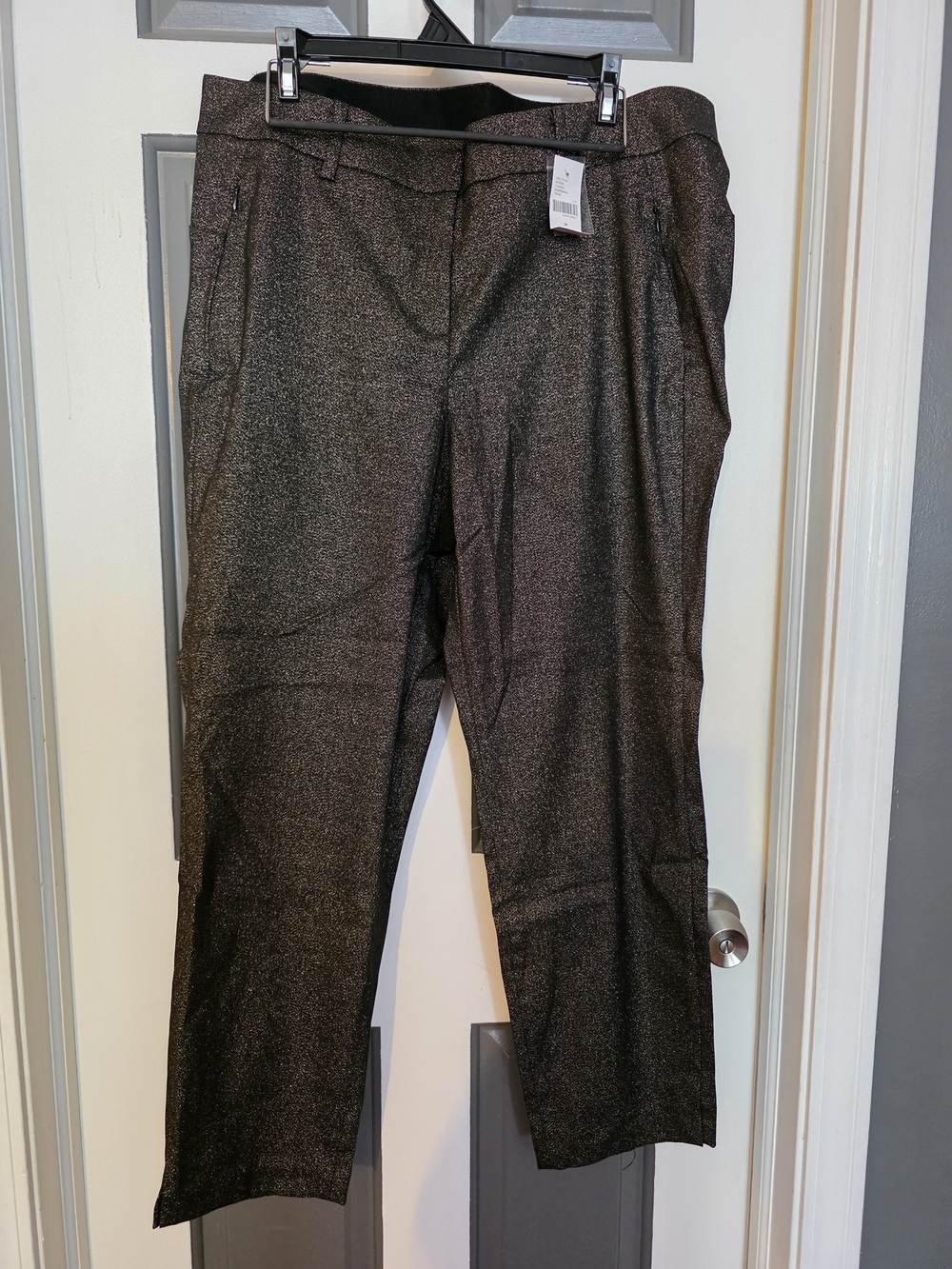 Maurices Black Sparkle Dress Trousers